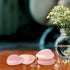 Marrywindix 15 Packs Healing Crystal Natural Rose Stone Heart, Love Carved Palm Worry Stone