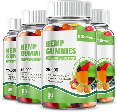 Organic Gummies with Vitamins, Omega 3 6 9