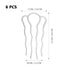 Metal Hair Clips 6pcs, 4 Teeth Hair Combs, DIY Hairpins Updo Accessory for Women - Wedding Hair Clip