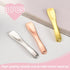 Metal Makeup Spatula Tool, Rose Gold, Silver, and Gold Colors for Skincare, Creams, and Masks