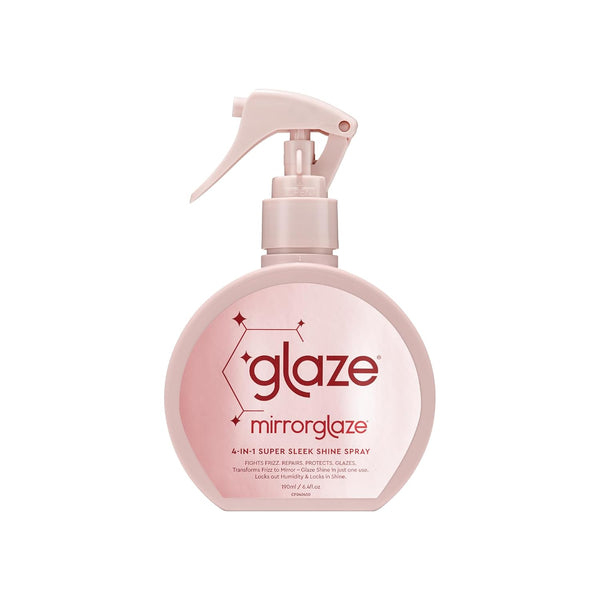 glaze MirrorGlaze Super Sleek Hair Shine Spray - 6.4 oz, Transforms Frizz to Glass-Like Shine, Protects from Heat