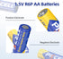 PKCELL 20-Pack AA High-Performance Batteries, Long-Lasting Alkaline 1.5 Volt Battery for Household Devices, Electronics