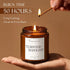 Putart 9oz Mahogany & Teakwood Highly Scented Candles for Home, Natural Soy Aromatherapy Organic Candle with Essential