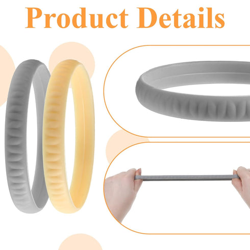 QFGasre 4pcs Patellar Tendon Support Strap Silicone Patella Knee Strap Knee Pain Relief Patella Band for Basketball
