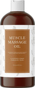 Sore Muscle Massage Oil for Body - Relaxing Lavender and Rosemary Massage Oil for Muscle Relief (16oz)