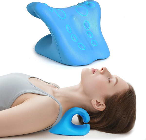Neck Stretcher Cervical Traction Device, Neck Hump Corrector for TMJ Pain and