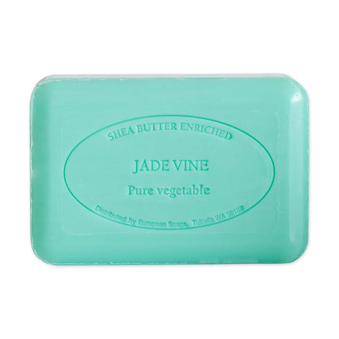 Pre de Provence Artisanal Soap Bar, Enriched with Organic Shea Butter, Natural French Skincare, 8.8 Ounce, Jade Vine