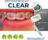 Orthodontic Kit Clear, Oral Care Set with Toothbrush, Protector Cap, Floss, Wax, Floss Threaders, Brushes with Case