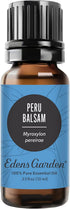 Edens Garden Peru Balsam Essential Oil, 100% Pure Premium Grade, 10 ml, Natural Therapeutic Aromatherapy