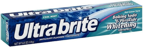 UltraBrite Ultra Brite Toothpaste Baking Soda & Peroxide 6 oz. (Pack of 12)