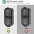 yeloumiss 2 Weekly PU Leather Pill Bag Organizer Case Times a Day, AM PM Daily Pill Box to Hold Vitamin, Fish Oil