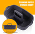 Omirome 2-Pack Large Gray Cleaning Caddy for Cleaning Supplies with Handle - Portable Plastic Tote Organizer
