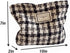 Travel Checkered Makeup Bag, Corduroy Cosmetic Bag for Purse, Small Cosmetic Zipper Pouch Cute Travel Checkered Makeup Bag Gift for Women,Girls (houndstooth)