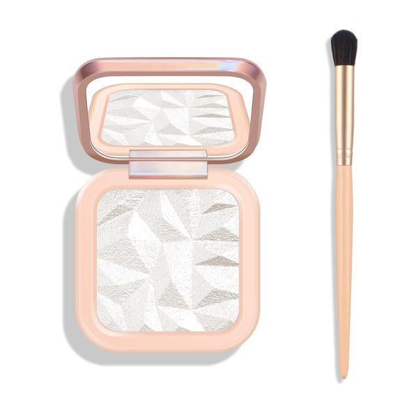 KYDA Face Highlighter Palette, Natural Glow Finish, Pearl Shimmer Baked Powder
