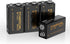 POWEROWL High Capacity 9V Batteries, Alkaline 9 Volt Battery for Smoke Detector Fire