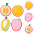 Cute Fruit-Shape Kitchen Sponge Washing Sponge, 12pcs Dish Cleaning Scrubber (4.72X4.72X1.38in)