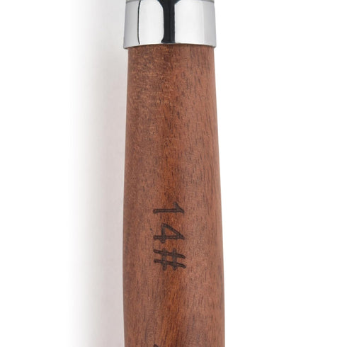 Nail Brush Kolinsky Sable Acrylic Nail Art Brush, Professional Red Wooden Brush (14#)