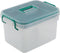 Lesbin Clear First Aid Box Organizer with Compartments, Plastic Family Medical Supplies Storage