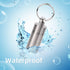 SW633 Micro Titanium Portable Pill Case Keychain, Waterproof Mini Pill Holder for Outdoor Travel Camping