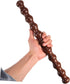 minkissy Wood Back Massager Stick Portable Gourd Shaped Muscle Roller for Neck and Shoulder Relief Solid Wood
