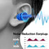 Ear Plugs for Sleeping - Reusable Silicone Noise Cancelling Earplugs, Waterproof Sound Blocking for Concerts, 50 Pair