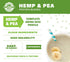 Manitoba Harvest Hemp Yeah! Organic Plant-Based Protein Powder, Vanilla, 16oz, 20g Complete Plant Protein