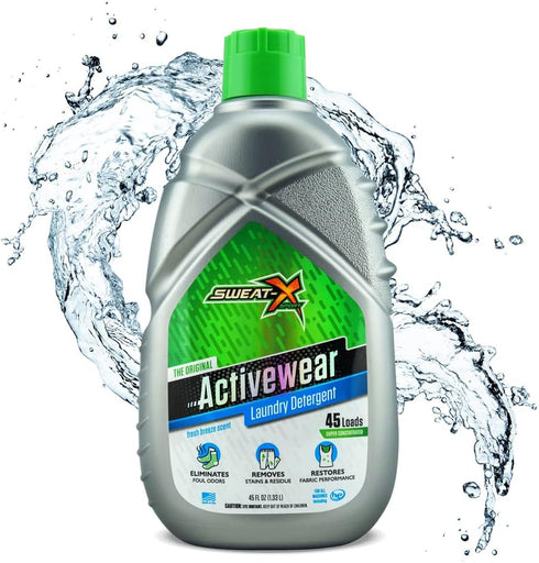 Sweat X Original Activewear Laundry Detergent, 1 Pack, 45 Loads, High Performance Sports Wash
