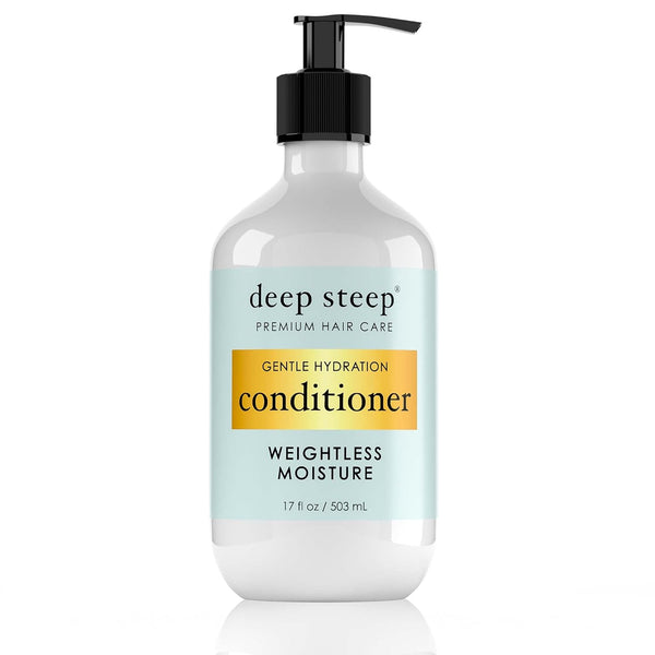 Deep Steep Premium Hair Care Conditioner, 17oz Weightless Moisture