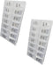 London Health Products Twice a Day Pill Organizer, Weekly Day and Night Pill Container, Day