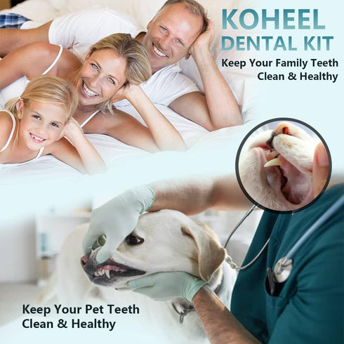 KOHEEL Dental Tools Set, 8 Count with Metal Case, Oral Care Hygiene Kit, Remove Plaque, Tartar Scraper
