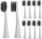 10 Pack Replacement Toothbrush Heads for Burst Electric Toothbrush, YMPBO Deep Cleaning Bristle Design, White