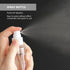 Soft 'N Style Set of 7 Empty Travel Size Bottles, Refillable Cosmetic Container Toiletry Bottles