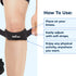Patella Knee Strap, Adjustable Knee Brace for Support in Running, Basketball, Volleyball, Hiking, One Size Fits Most