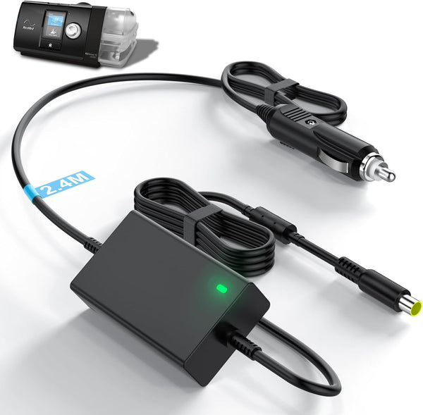 Resmed Airsense 10 DC Adapter Converter 12V CPAP Power Cord for Air Sense S10 AirCurve 10 BiPAP