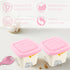 Wuqoioo 100 Pack 12 Oz Dessert Cups, Yogurt Parfait Cups With Lids Plastic Cups With Lids Square Cake Containers