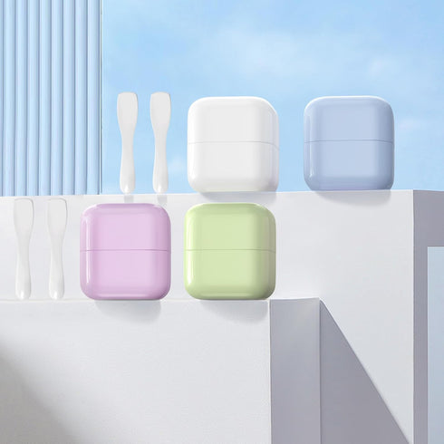 Travel Containers for Toiletries, TSA Approved 1.7oz Leak-proof Travel Size Containers for Cosmetic Cream