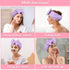 Shintop Spa Headband, Soft Makeup Headband with Cute Bow for Skincare, Facial Mask, Showers (Purple)
