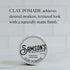 SAMSON'S HAIRCARE Matte Finish Clay Pomade - 3 oz Lightweight, Medium Hold, Water-based Hair Nourishing