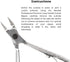 Professional Cuticle Nipper Mundial 772 PR, Long Handle Stainless Steel Trimmer for Fingernails and Toenails