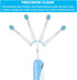Replacement Toothbrush Heads for Oral B Electric Precision Clean, Compatible with Oralb Brush Heads - 16 Pack