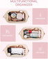 Telena Puffer Makeup Bags for Women - Nylon Puffy Makeup Organizer Case, Travel Essentials
