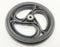 Knee Walker Scooter Replacement Wheel, 8" Caster Wheel for Front or Rear Wheel Assembly, Universal Parts