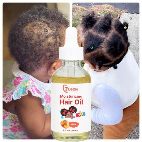 Natural Baby Kids Hair Growth Serum Oil, Extra Strength Nourishing Black Seed Oil for Thick and Full Children Hair