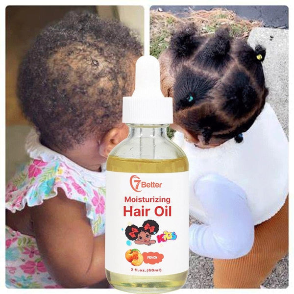 Natural Baby Kids Hair Growth Serum Oil, Extra Strength Nourishing Black Seed Oil for Thick and Full Children Hair