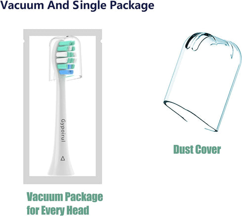 Gypoirul 4100 5100 6100 9023 10 Pack, Toothbrush Replacement Heads Compatible with Philips Sonicare Replacement Heads