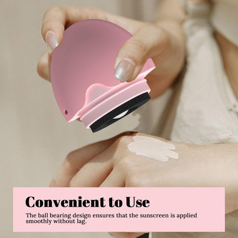 Sunscreen Applicator, Portable Refillable Applicator Roll on Sponge Suncream & Lotion Applicator for Women, Adult, Kid