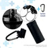 Deke Home Waterproof Keychain Pill Holder (2 Pack), Small Aluminum Pill Case with Secure Screw Top