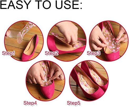 Bringsine Velvety Insole Gel Shoe Insoles for Women - 3/4 Pain Relief Inserts for High Heels, Comfortable Heel Pain