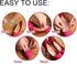 Bringsine Velvety Insole Gel Shoe Insoles for Women - 3/4 Pain Relief Inserts for High Heels, Comfortable Heel Pain