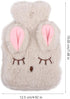 VOSAREA Warm Water Bag Silicone Hot Water Bottle Menstrual Electric Handwarmers Silicone Water Bottle Rabbit Hot Water